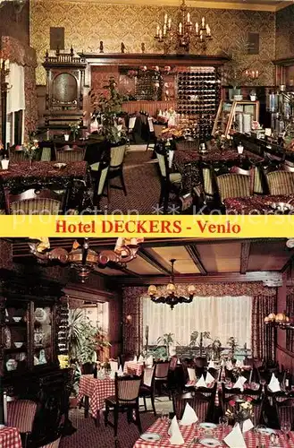 AK / Ansichtskarte Venlo Hotel Deckers Venlo