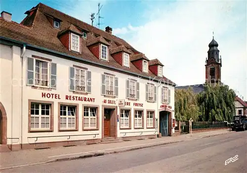 AK / Ansichtskarte Soultz sous Forets Hotel Au Soleil Soultz sous Forets