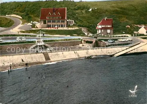 AK / Ansichtskarte Vierville sur Mer Fliegeraufnahme Hotel du Casino Vierville sur Mer