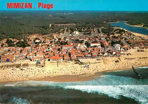 AK / Ansichtskarte Mimizan_Plage Fliegeraufnahme Mimizan_Plage