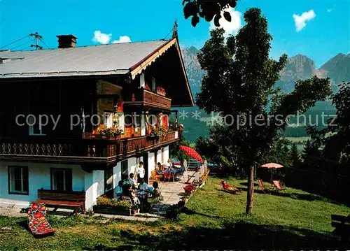 AK / Ansichtskarte Ellmau_Tirol Jausenstation Naschberghof Ellmau Tirol