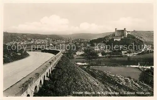 AK / Ansichtskarte Eichstaett_Oberbayern Panorama Willibaldsburg Eichstaett_Oberbayern