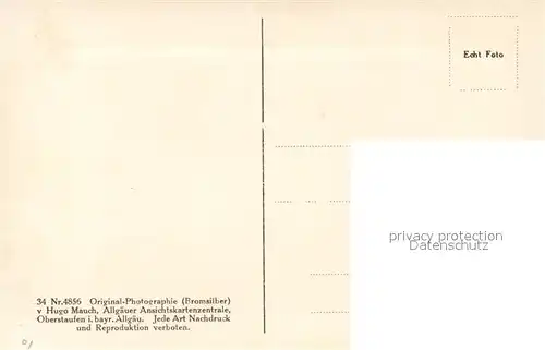 AK / Ansichtskarte Scheidegg_Allgaeu Landschaftspanorama Vorarlberger Alpen Bromsilber Scheidegg Allgaeu