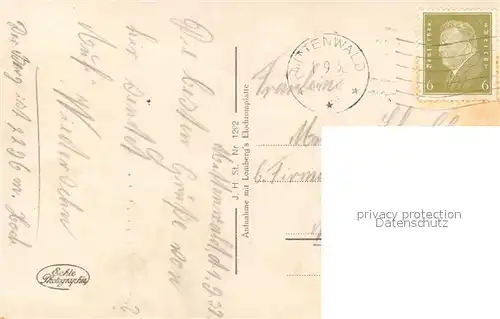 AK / Ansichtskarte Mittenwald_Bayern Teilansicht mit Karwendel Mittenwald Bayern