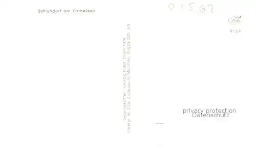 AK / Ansichtskarte Schlehdorf Teilansicht mit Kloster Schlehdorf