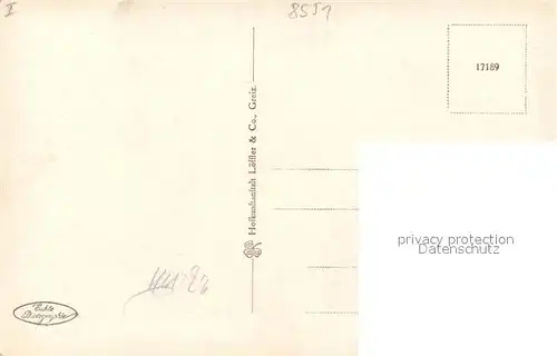 AK / Ansichtskarte Goessweinstein Stadtbild mit Basilika und Burg Goessweinstein