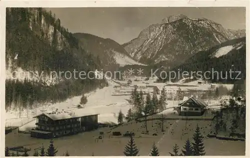 AK / Ansichtskarte Ruhpolding Winterpanorama Chiemgauer Alpen Ruhpolding