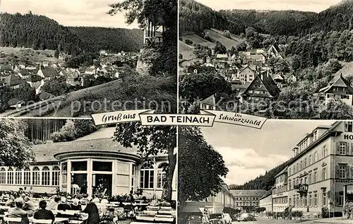 AK / Ansichtskarte Bad_Teinach Zavelstein Panorama Kurhaus Gartenrestaurant Hotel Bad_Teinach Zavelstein