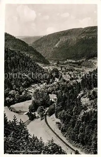 AK / Ansichtskarte Bad_Liebenzell Landschaftspanorama Nagoldtal Bad_Liebenzell