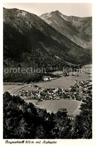 AK / Ansichtskarte Bayrischzell Panorama mit Aiplspitze Mangfallgebirge Bayrischzell