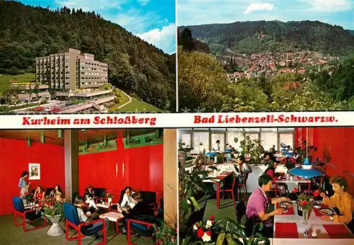 AK / Ansichtskarte Bad_Liebenzell Kurheim am Schlossberg Stadtpanorama Bad_Liebenzell