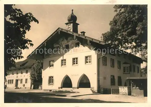 AK / Ansichtskarte Bad_Wiessee Rathaus Bad_Wiessee