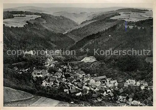 AK / Ansichtskarte Wirsberg Luftkurort im Fichtelgebirge Original Fliegeraufnahme Wirsberg