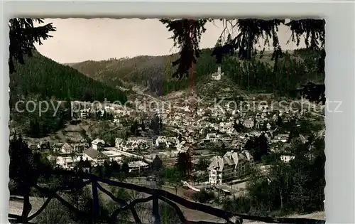 AK / Ansichtskarte Bad_Liebenzell Ansicht vom Waldrand aus Kurort im Schwarzwald Bad_Liebenzell