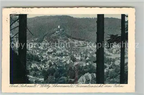 AK / Ansichtskarte Bad_Liebenzell Gesamtansicht von Osten Kurort im Schwarzwald Bad_Liebenzell