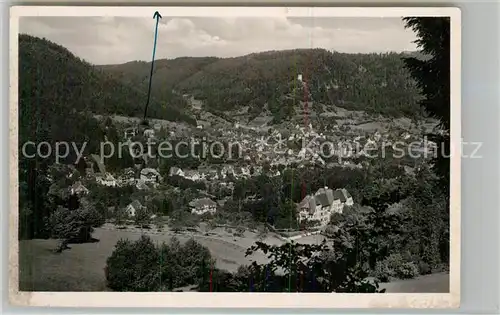 AK / Ansichtskarte Bad_Liebenzell Panorama Kurort im Schwarzwald Bad_Liebenzell