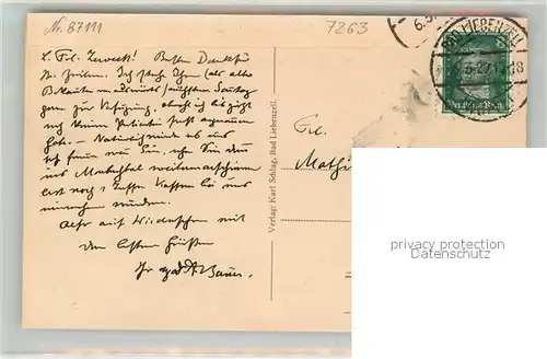 AK / Ansichtskarte Bad_Liebenzell Partie im Kurpark Teich Fontaene Bad_Liebenzell