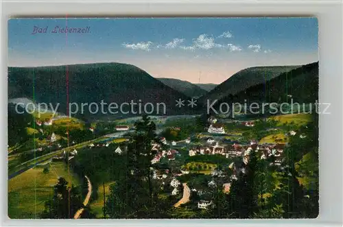 AK / Ansichtskarte Bad_Liebenzell Panorama Kurort im Schwarzwald Bad_Liebenzell