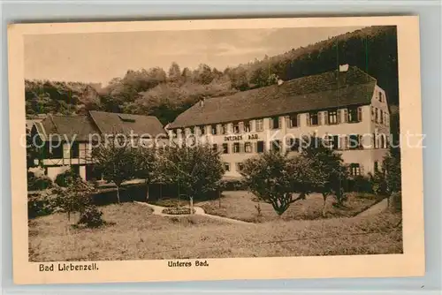 AK / Ansichtskarte Bad_Liebenzell Unteres Bad Kurort im Schwarzwald Bad_Liebenzell