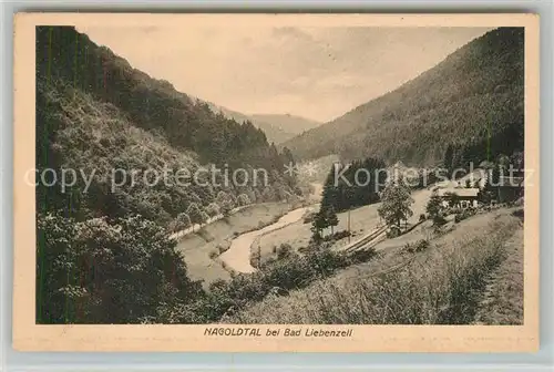 AK / Ansichtskarte Bad_Liebenzell Panorama Nagoldtal Kurort im Schwarzwald Bad_Liebenzell