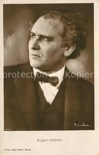 AK / Ansichtskarte Schauspieler Eugen Kloepfer  Schauspieler