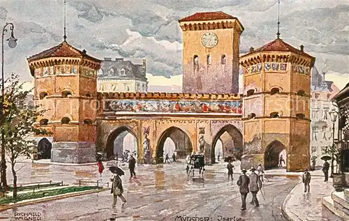 AK / Ansichtskarte Wagner_Richard_Kuenstler Muenchen Isartor  Wagner_Richard_Kuenstler