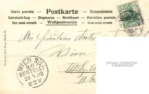 AK / Ansichtskarte Verlag_Galerie_Moderner_Meister_Nr. 1094 Verzage nicht Adolph Kratz  Verlag_Galerie