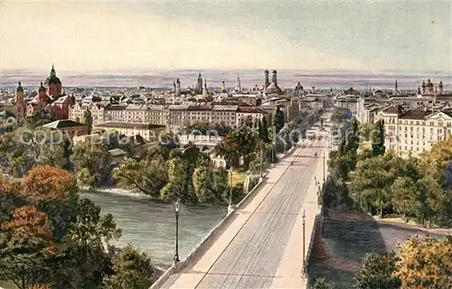 AK / Ansichtskarte Verlag_Wiedemann_WIRO_Nr. 2159 D Muenchen Blick vom Maximilianeum  Verlag_Wiedemann_WIRO_Nr.