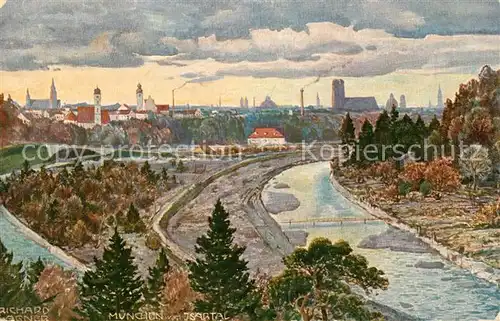 AK / Ansichtskarte Wagner_Richard_Kuenstler Muenchen Isartal  Wagner_Richard_Kuenstler