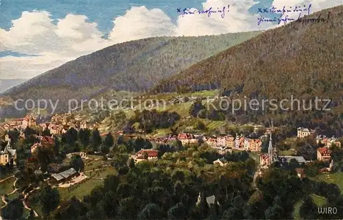 AK / Ansichtskarte Verlag_WIRO_Wiedemann_Nr. 2737 A Wildbad Schwarzwald  Verlag_WIRO_Wiedemann_Nr.