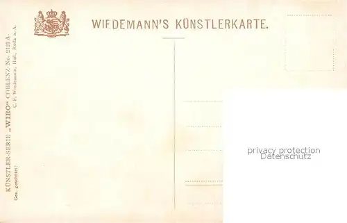 AK / Ansichtskarte Verlag_Wiedemann_WIRO_Nr. 2121 A Koblenz Rheinanlagen Verlag_Wiedemann_WIRO_Nr.