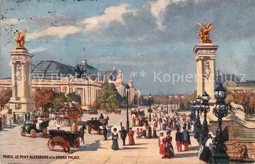 AK / Ansichtskarte Verlag_Tucks_Oilette_Nr. 75 Paris Pont Alexandre Grand Palais  Verlag_Tucks_Oilette_Nr.