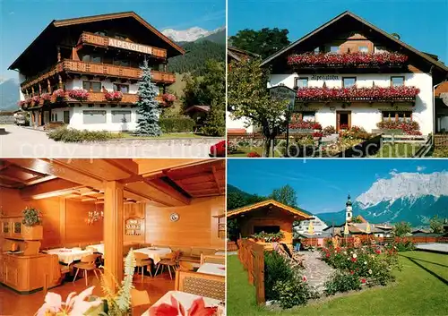 AK / Ansichtskarte Lermoos_Tirol Pension Alpengluehn Lermoos Tirol