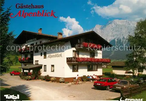 AK / Ansichtskarte Lermoos_Tirol Gaestehaus Alpenblick  Lermoos Tirol