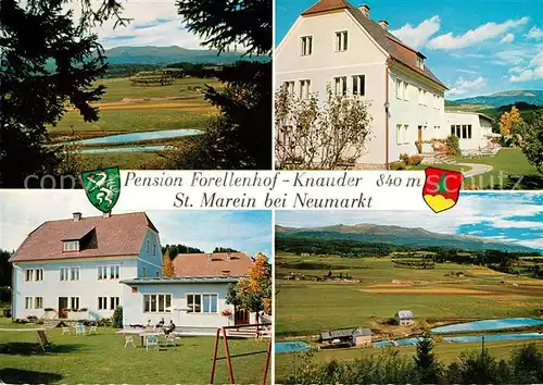 AK / Ansichtskarte St_Marein_bei_Neumarkt_Steiermark Pension Forellenhof Knauder  St_Marein