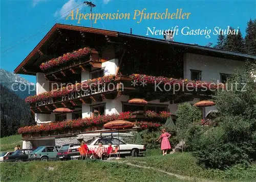 AK / Ansichtskarte Neustift_Stubaital_Tirol Alpenpension Pfurtscheller Neustift_Stubaital_Tirol