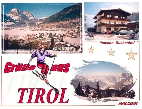 AK / Ansichtskarte Kirchdorf_Tirol Pension Buchenhof  Kirchdorf Tirol