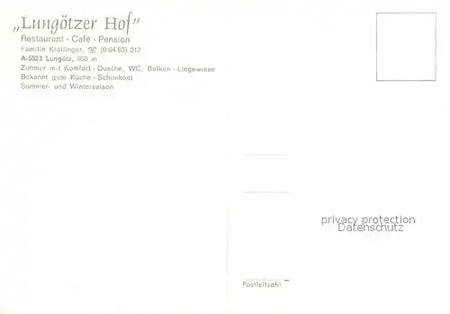 AK / Ansichtskarte Lungoetz_Annaberg Lungoetzer Hof  Lungoetz Annaberg