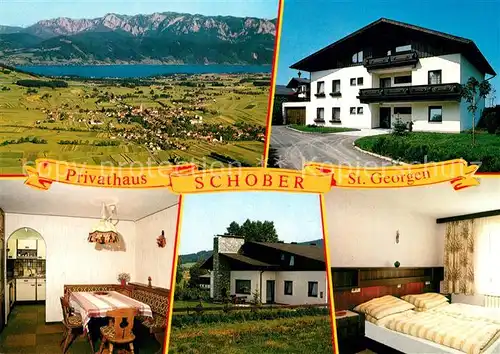 AK / Ansichtskarte St_Georgen_Attergau Privathaus Schober  St_Georgen_Attergau