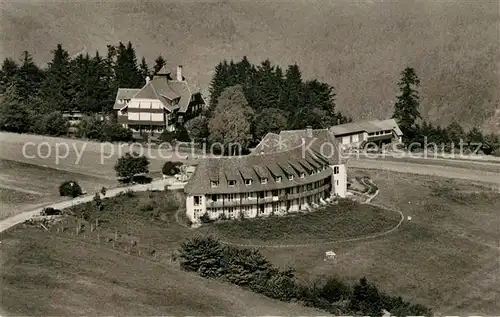 AK / Ansichtskarte Unterlengenhardt Paracelsus Haus und Sanatorium Burghalde Fliegeraufnahme Unterlengenhardt