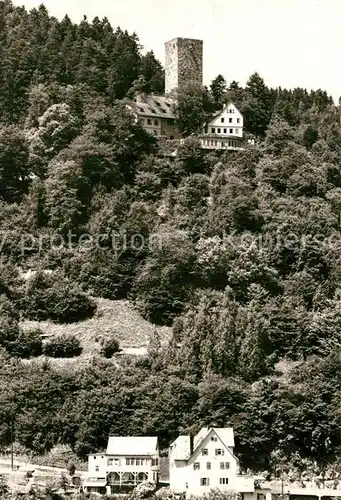 AK / Ansichtskarte Bad_Liebenzell Blick zur Burg Kurort im Schwarzwald Bad_Liebenzell