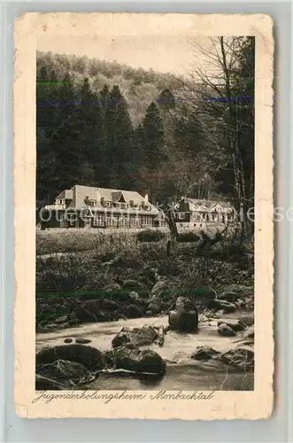 AK / Ansichtskarte Bad_Liebenzell Jugenderholungsheim Monbachtal Schwarzwald Kupfertiefdruck Bad_Liebenzell