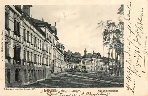 AK / Ansichtskarte Magdeburg Heilstaette Vogelsang Magdeburg