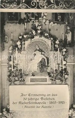 AK / Ansichtskarte Tegernsee Riedersteinkapelle Altarbild Tegernsee
