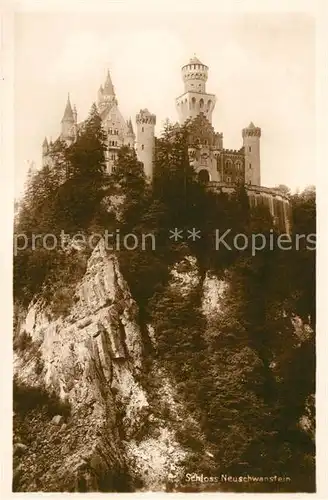 AK / Ansichtskarte Hohenschwangau Schloss Neuschwanstein Hohenschwangau