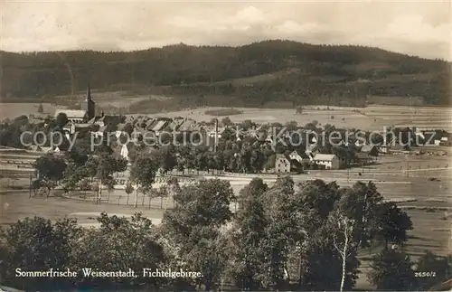AK / Ansichtskarte Weissenstadt mit Fichtelgebirge Weissenstadt