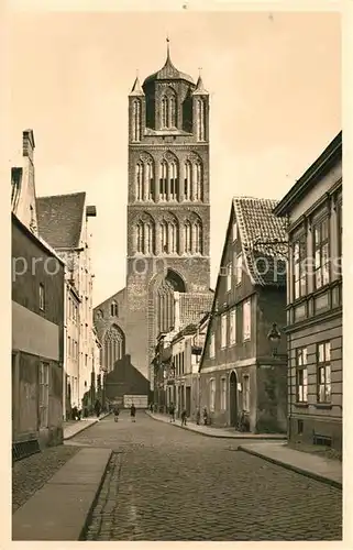 AK / Ansichtskarte Stralsund_Mecklenburg_Vorpommern Jacobikirche Stralsund_Mecklenburg