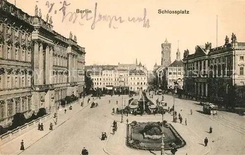 AK / Ansichtskarte Berlin Schlossplatz Berlin