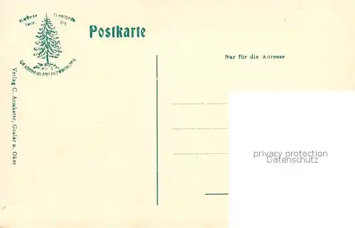 AK / Ansichtskarte Okertal Okerpartie Okertal