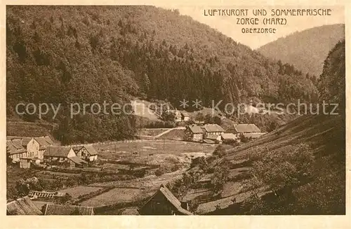 AK / Ansichtskarte Zorge Oberzorge Panorama Zorge